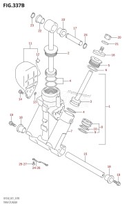 DF250Z From 25001Z-780001 (E01 E40)  2007 drawing TRIM CYLINDER (L-TRANSOM)