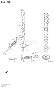 07003F-410001 (2014) 70hp E01 E40-Gen. Export 1 - Costa Rica (DF70A  DF70ATH) DF70A drawing CAMSHAFT (DF70A:E40)