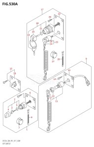 02504F-710001 (2017) 25hp P01-Gen. Export 1 (DF25A  DF25AR  DF25AT  DF25ATH) DF25A drawing OPT:SWITCH (DF25AR:P01)