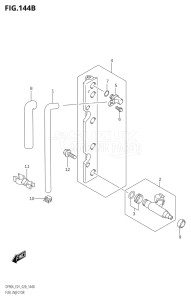 08002F-140001 (2021) 80hp E01 E40-Gen. Export 1 - Costa Rica (DF80AT) DF80A drawing FUEL INJECTOR (E40)