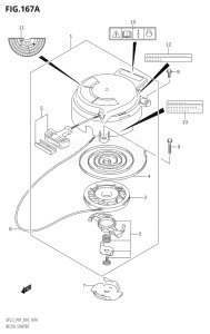 00252F-410001 (2014) 2.5hp P01-Gen. Export 1 (DF2.5) DF2.5 drawing RECOIL STARTER