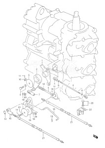 DT50 From 05004-461001 ()  1994 drawing THROTTLE LINK