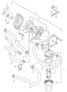 DT140 From 14002-608049 ()  1986 drawing FUEL PUMP (DT115TC,MODEL:97~00)