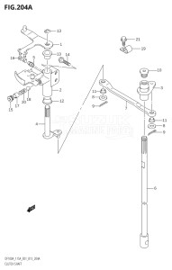 14003Z-310001 (2013) 140hp E01 E40-Gen. Export 1 - Costa Rica (DF140AZ) DF140AZ drawing CLUTCH SHAFT