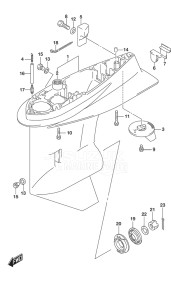 Outboard DF 115A drawing Gear Case (C/R)