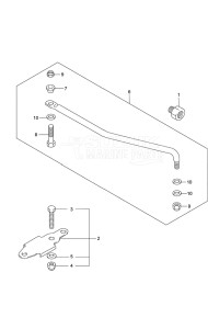 Outboard DF 9.9 drawing Drag Link