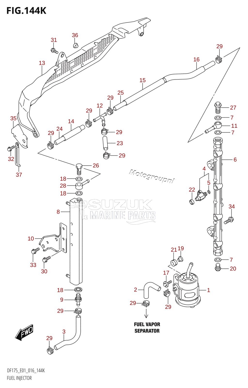 FUEL INJECTOR (DF175T:E40)