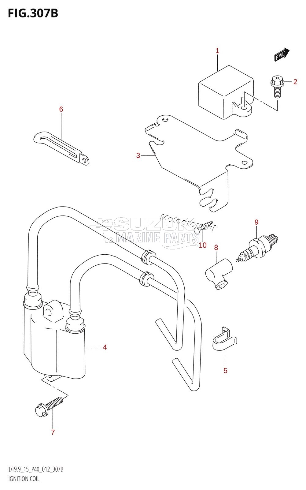 IGNITION COIL (DT9.9K:P40)