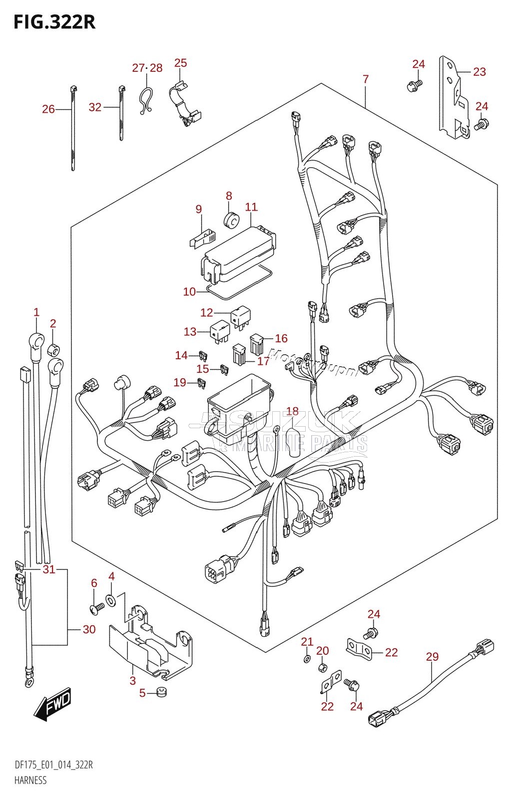 HARNESS (DF175ZG:E01)