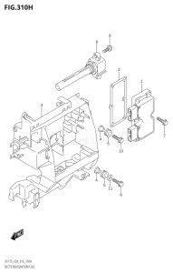 15002F-510001 (2005) 150hp E03-USA (DF150ST  DF150T  DF150TG) DF150 drawing RECTIFIER / IGNITION COIL (DF175ZG:E03)