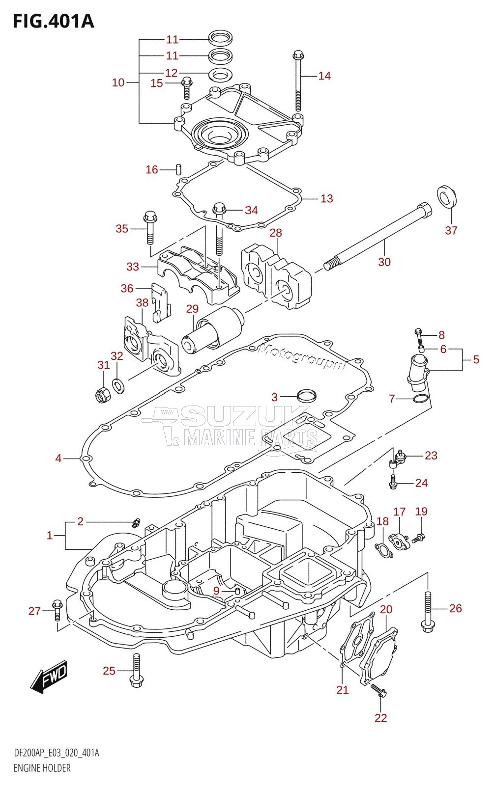 ENGINE HOLDER