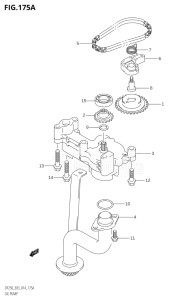 25003Z-410001 (2014) 250hp E03-USA (DF250ST  DF250Z) DF250Z drawing OIL PUMP