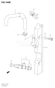 04004F-110001 (2011) 40hp E34-Italy (DF40AST) DF40A drawing FUEL INJECTOR (DF40AQH,DF40AT,DF50AT,DF50ATH)