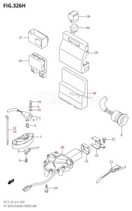 DF175Z From 17502Z-410001 (E01 E40)  2014 drawing PTT SWITCH /​ ENGINE CONTROL UNIT (DF150ZG:E40)