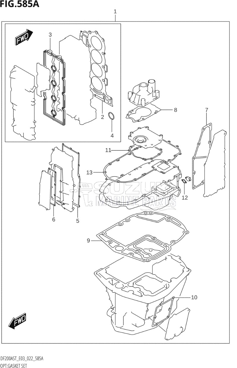 OPT:GASKET SET