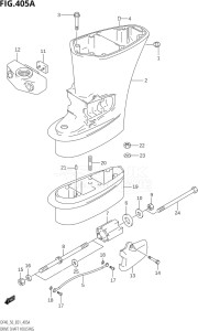 05001F-151001 (2001) 50hp E01 E11-Gen. Export 1-and 2 (DF50QHK1  DF50TK1) DF50 drawing DRIVE SHAFT HOUSING