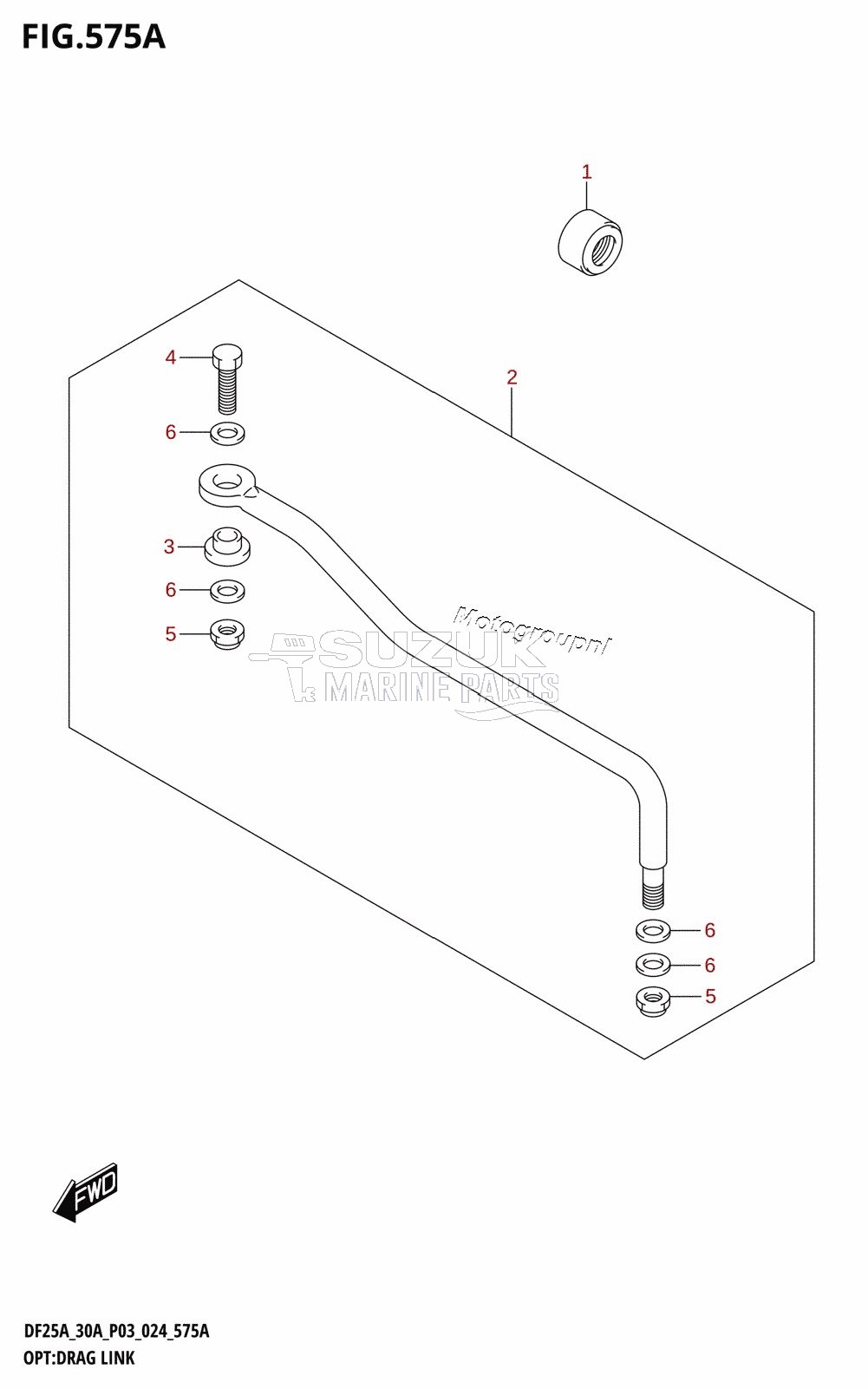 OPT:DRAG LINK (DF25A,DF25ATH,DF30ATH)