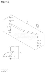 01503F-210001 (2012) 15hp P01-Gen. Export 1 (DF15  DF15R) DF15 drawing OPT:DRAG LINK (DF15:P01)