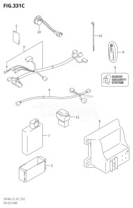 DF140A From 14003F-710001 (E11 E40)  2017 drawing KEY LESS START (DF140AT:E11)