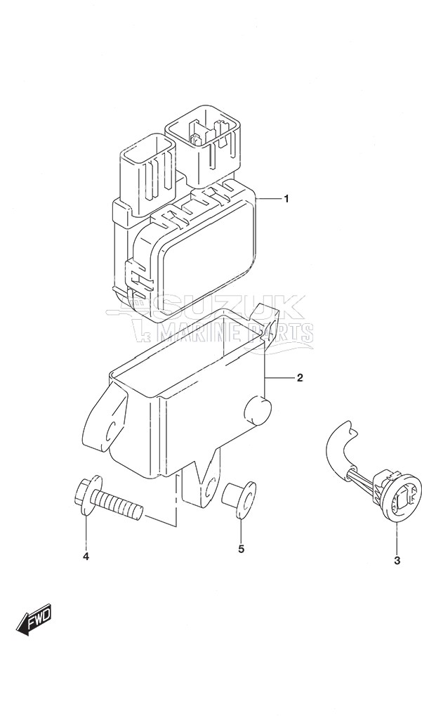 PTT Switch Remote Control w/Power Tilt