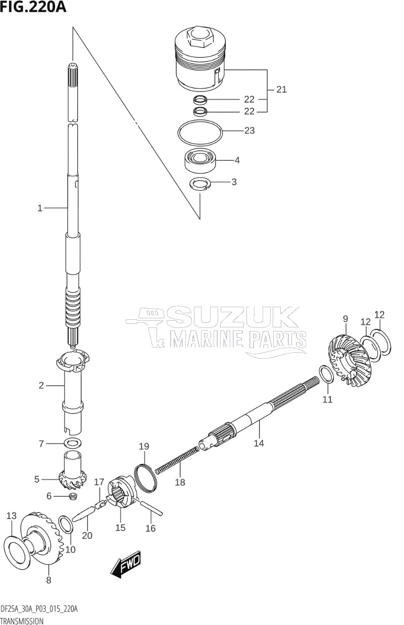 TRANSMISSION (DF25A:P03)