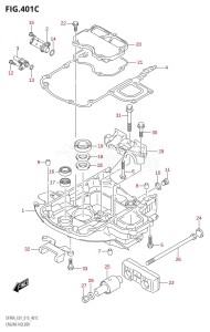 DF70A From 07003F-510001 (E01 E40)  2015 drawing ENGINE HOLDER (DF70ATH:E01)