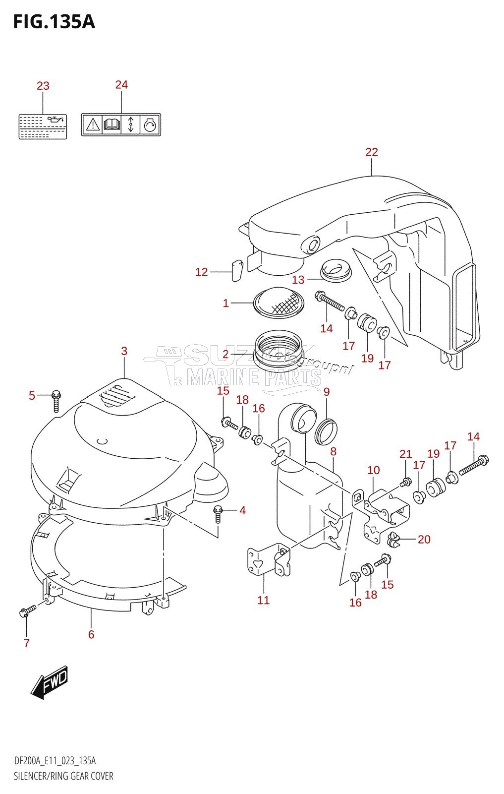 SILENCER /​ RING GEAR COVER