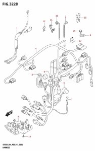 DF30A From 03003F-510001 (P03)  2015 drawing HARNESS (DF25ATH:P03)