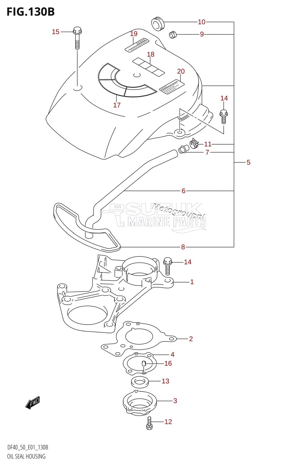 OIL SEAL HOUSING (K1,K2,K3,K4,K5,K6,K7,K8,K9,K10)