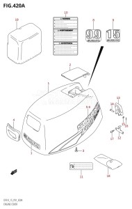 DF9.9 From 00992F-421001 (P01)  2004 drawing ENGINE COVER (K4,K5,K6,K7,K8,K9)