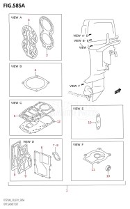 DT30 From 03004-110001 ()  2011 drawing OPT:GASKET SET