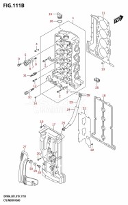 DF80A From 08002F-910001 (E01 E40)  2019 drawing CYLINDER HEAD (DF100B)