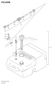 DF50 From 05001F-151001 (E40)  2001 drawing FUEL TANK