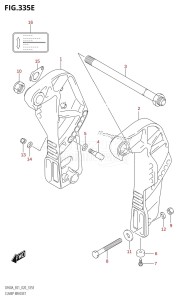 DF40A From 04003F-040001 (E01)  2020 drawing CLAMP BRACKET (DF60AQH)