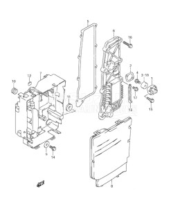 Outboard DF 90 drawing Rectifier