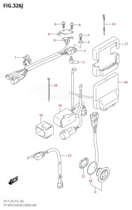 DF175Z From 17502Z-510001 (E03)  2015 drawing PTT SWITCH /​ ENGINE CONTROL UNIT (DF150ST:E03)