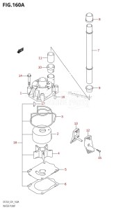 DF225T From 22501F-780001 (E01 E40)  2007 drawing WATER PUMP