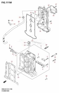 DF40A From 04003F-310001 (E01)  2013 drawing CYLINDER HEAD (DF60ATH:E40)