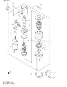 DF140 From 14000Z-251001 ()  2002 drawing STARTING MOTOR