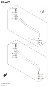 DF9.9B From 00995F-410001 (P03)  2014 drawing DRAG LINK (DF20AT:P03)