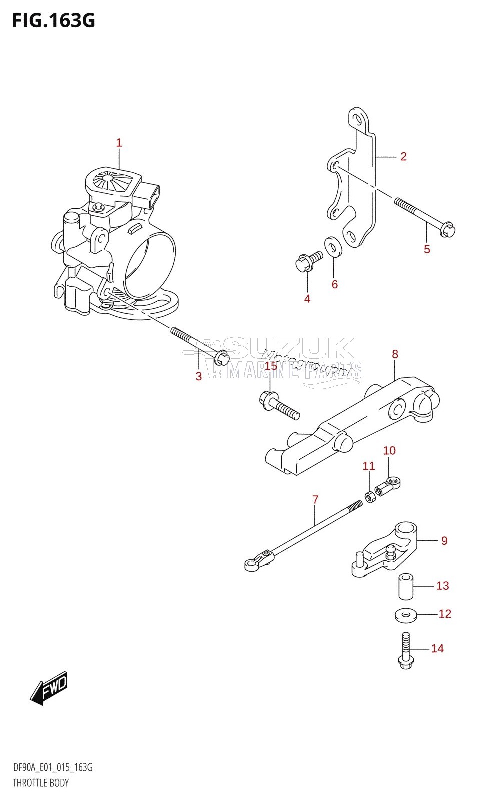 THROTTLE BODY (DF90A:E01)