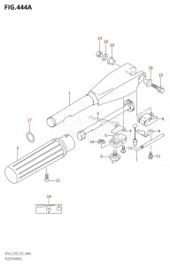 DF4 From 00402F-210001 (P03)  2012 drawing TILLER HANDLE