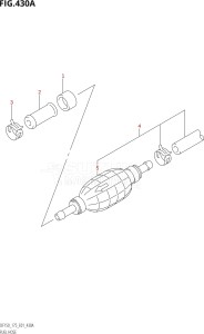 15001F-980001 (2009) 150hp E01 E40-Gen. Export 1 - Costa Rica (DF150TK9  DF150WTK9) DF150 drawing FUEL HOSE