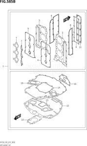 22503F-910001 (2019) 225hp E03-USA (DF225T) DF225T drawing OPT:GASKET SET (DF250ST)