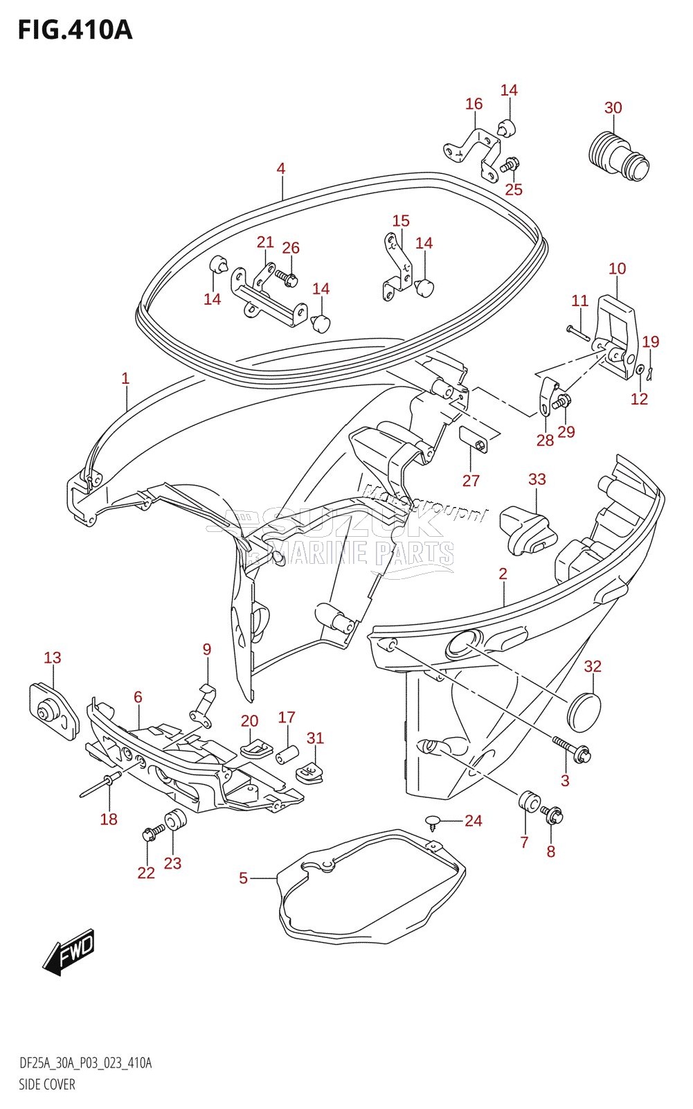 SIDE COVER (DF25A)