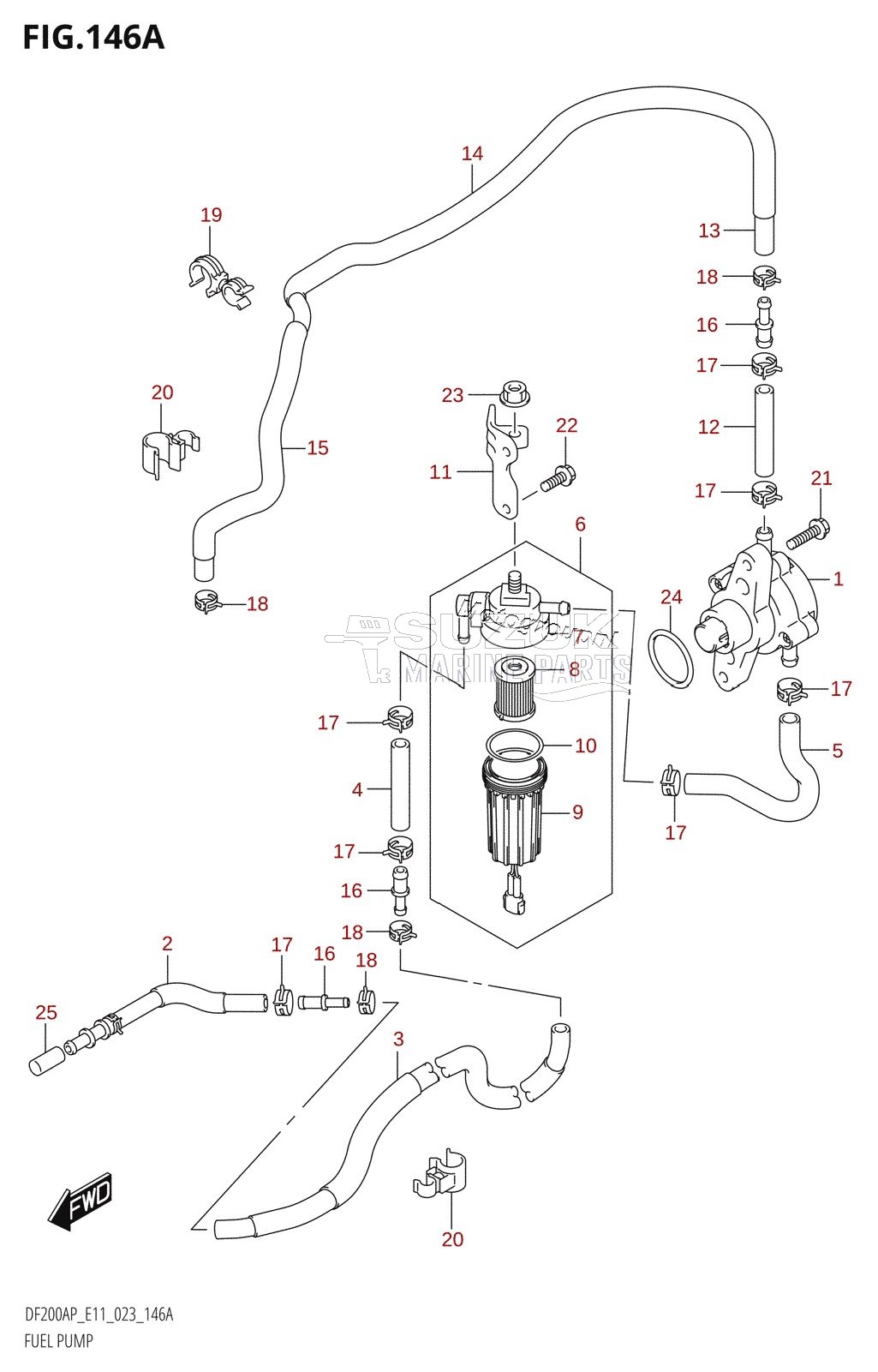 FUEL PUMP (E01,E03,E11)