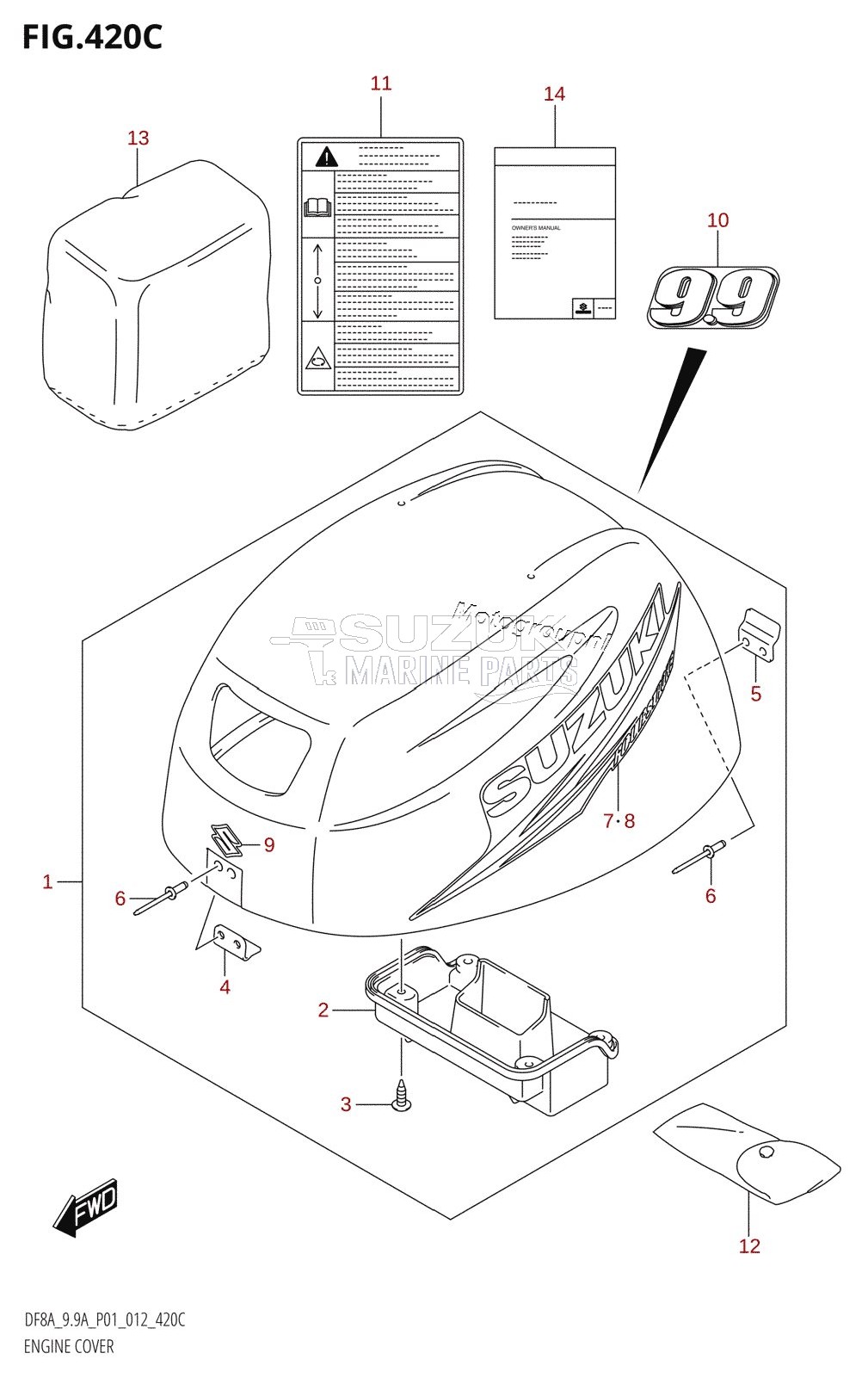 ENGINE COVER (DF9.9A:P01)