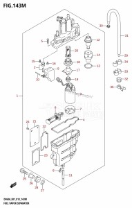 DF40A From 04003F-310001 (E01)  2013 drawing FUEL VAPOR SEPARATOR (DF60ATH:E40)