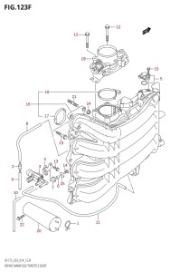 DF175ZG From 17502Z-410001 (E03)  2014 drawing INTAKE MANIFOLD /​ THROTTLE BODY (DF175TG:E03)