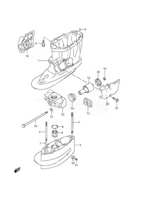 Outboard DF 70A drawing Drive Shaft Housing